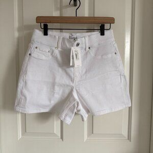 NWT SPANX Original EveryWear Jean Short in White, Size M